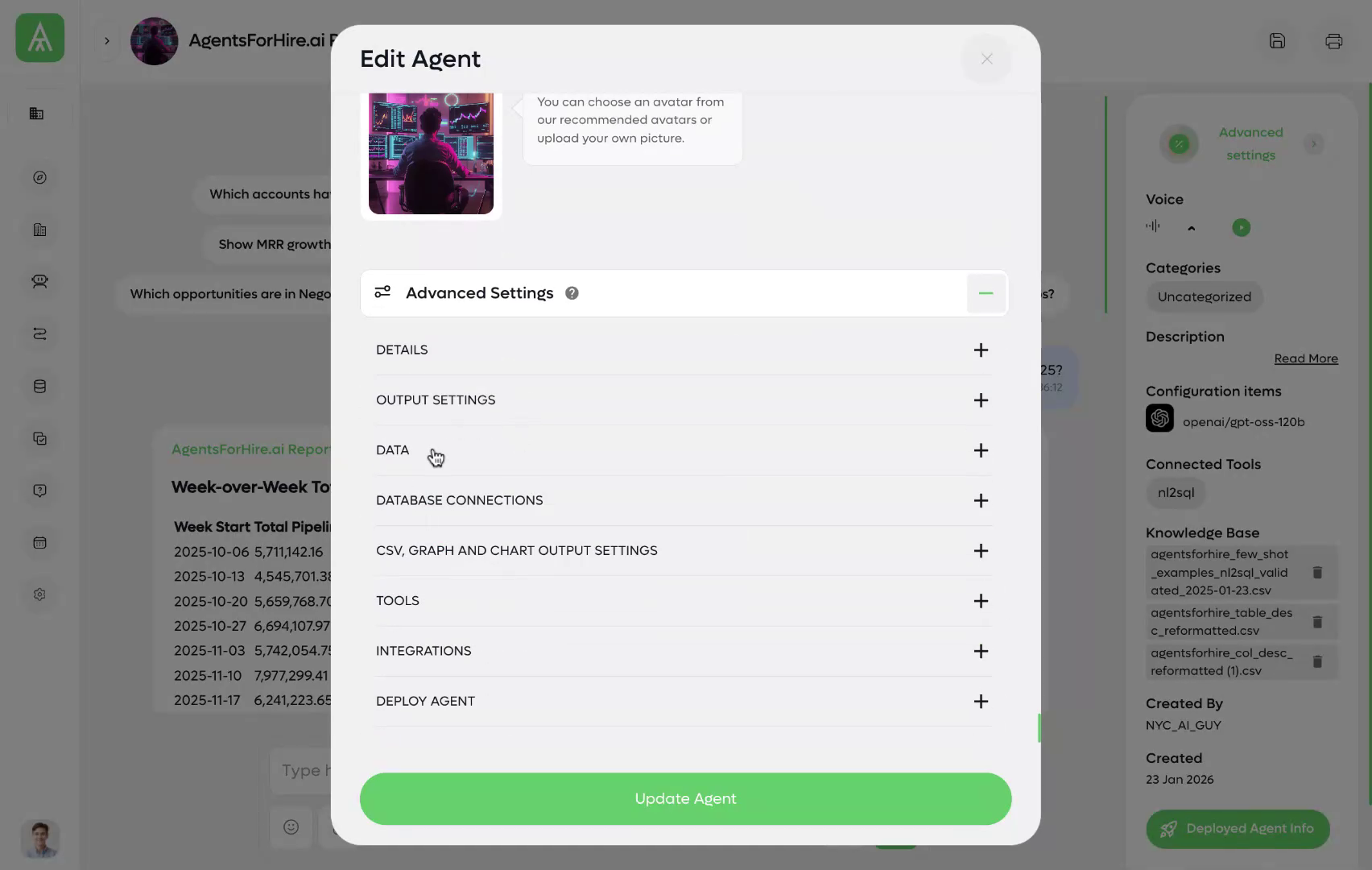 Upload or connect documents