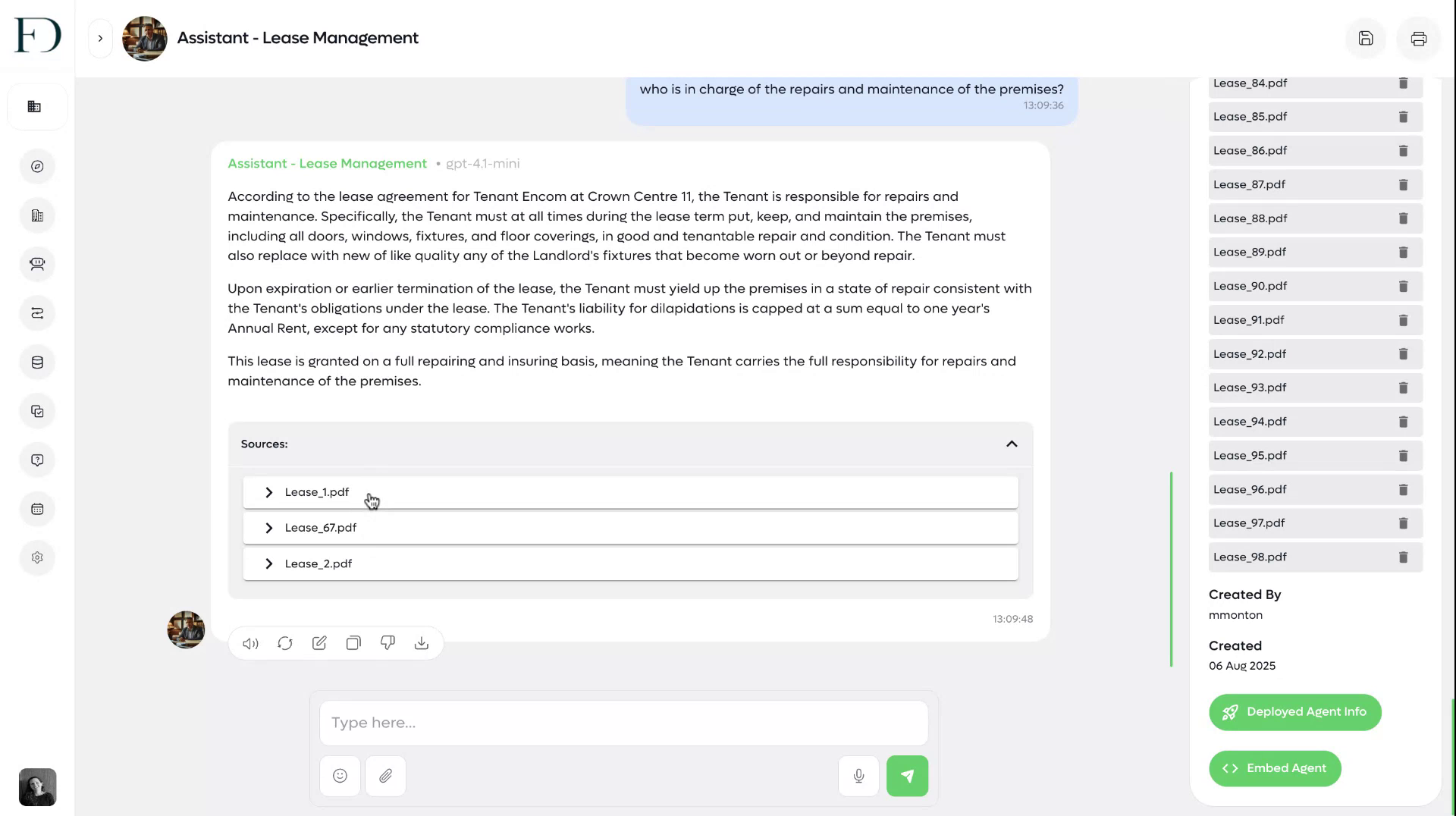 Inspect referenced leases and passages