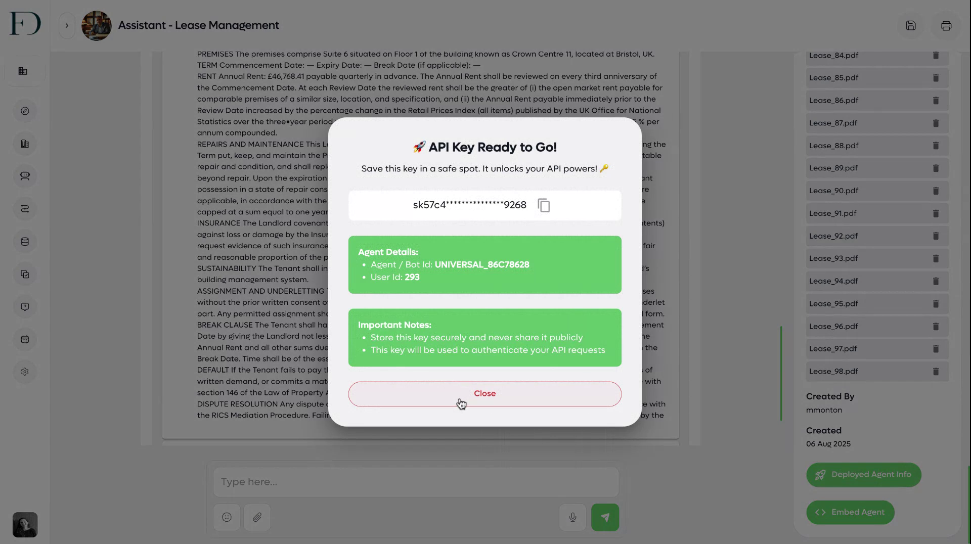 Embed agent via iframe or React component