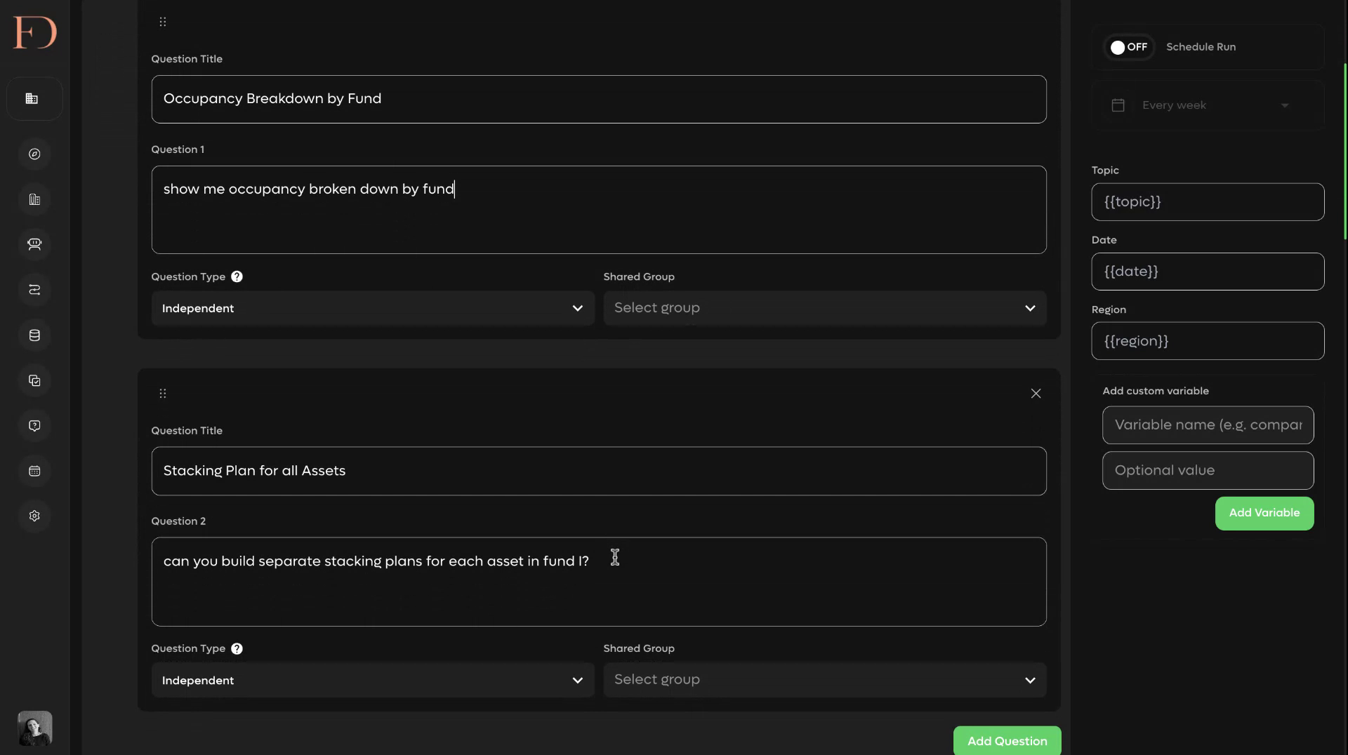 Query examples
