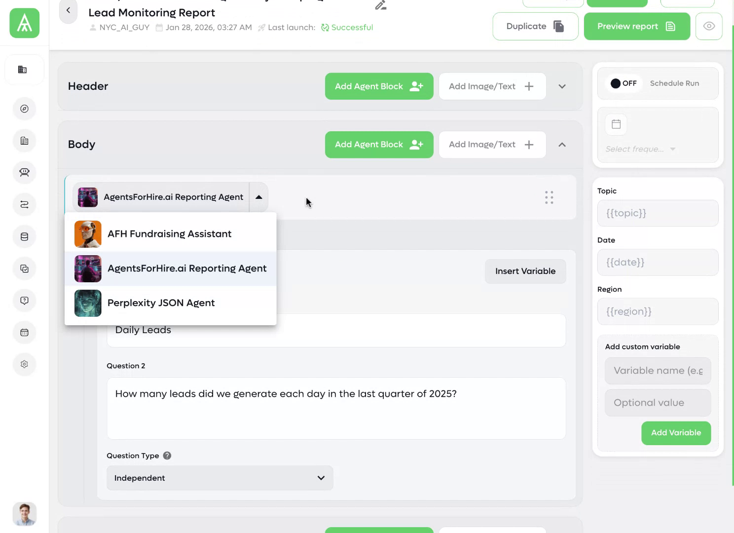 Connect agents to systems